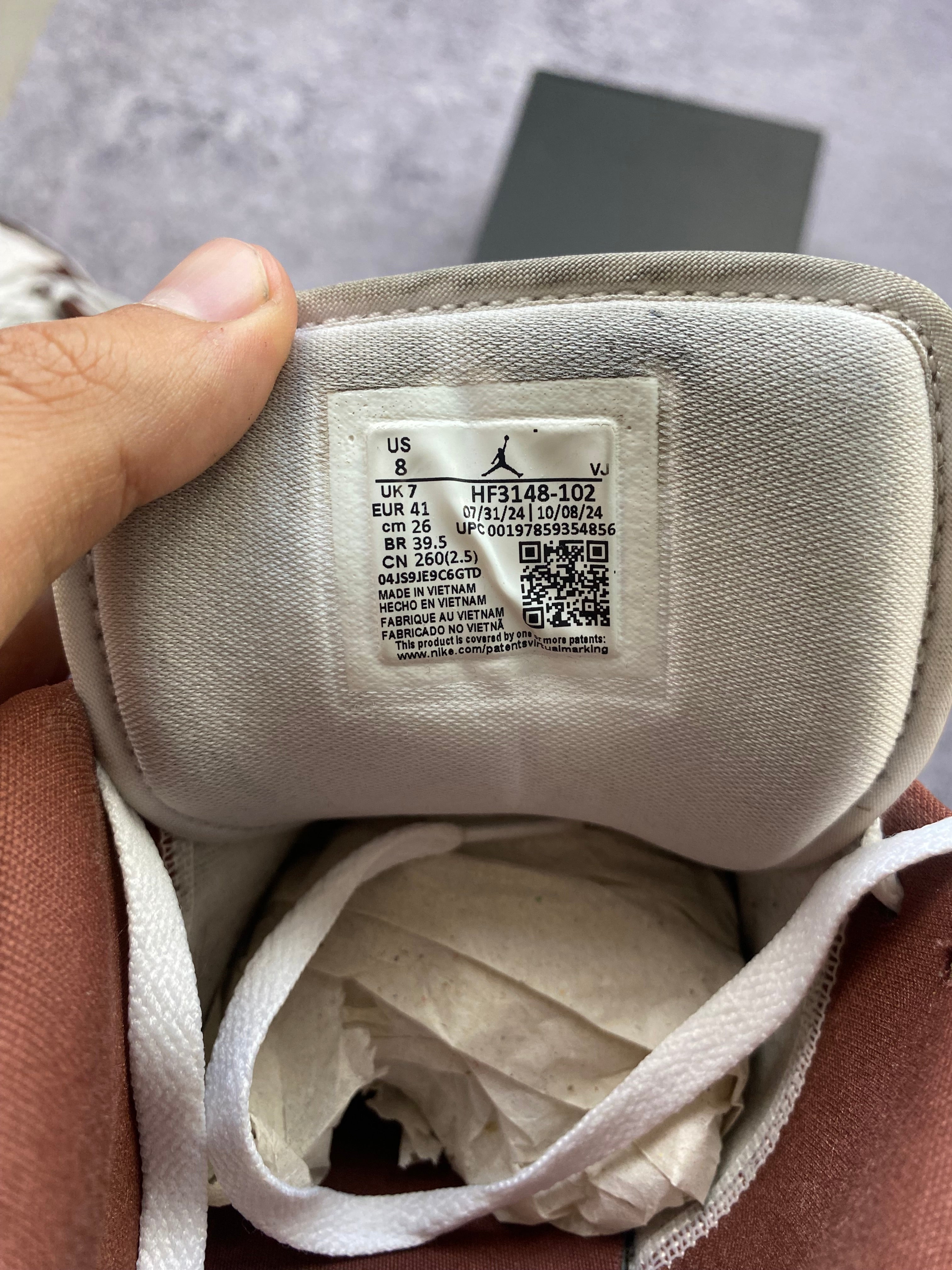 Air Jordan 1 Low biało-brązowe r. 41
