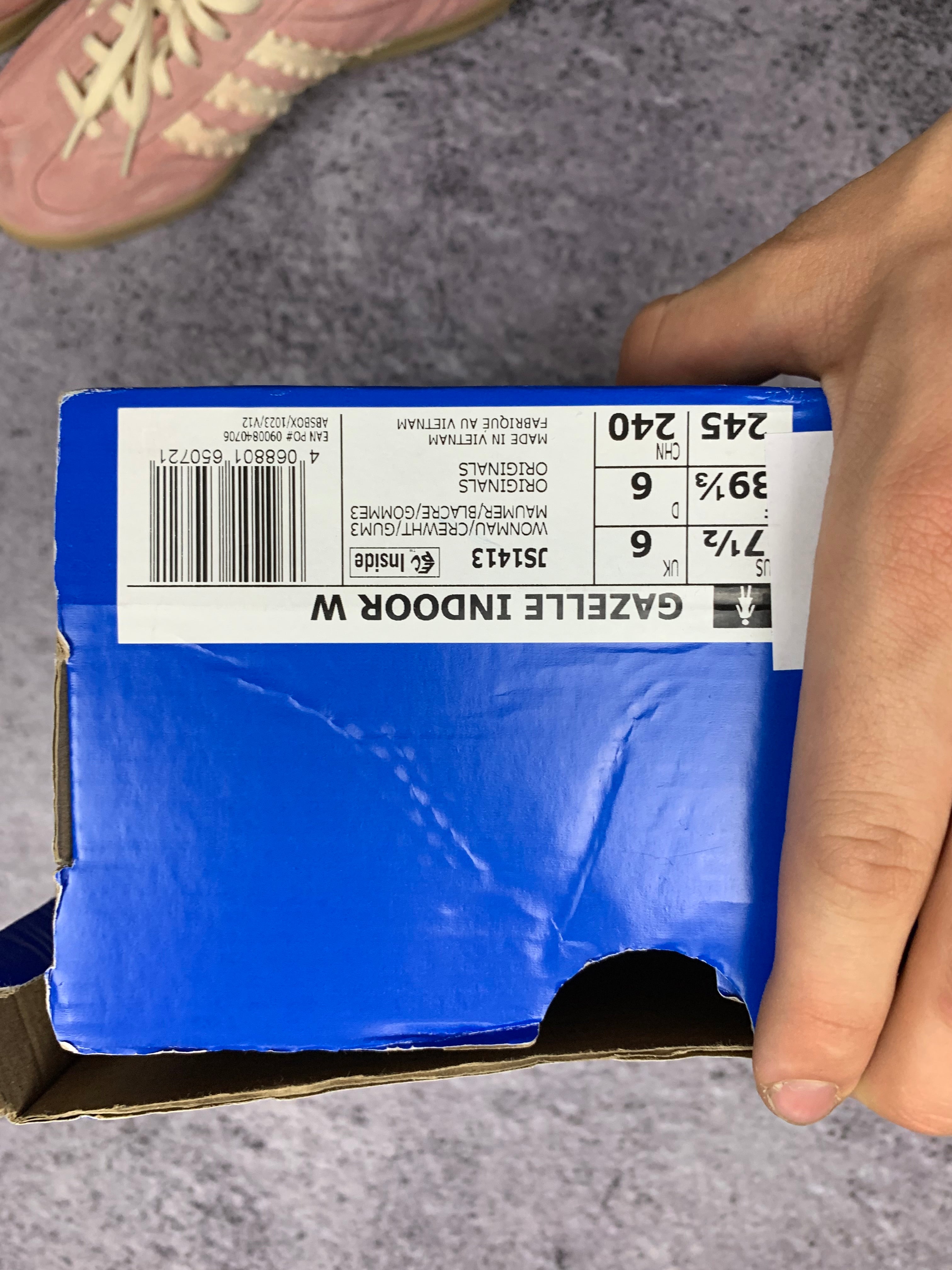 Adidas Gazelle Indoor W Różowe Zamszowe Sneakersy r. 39 1/3 Idealne + Box