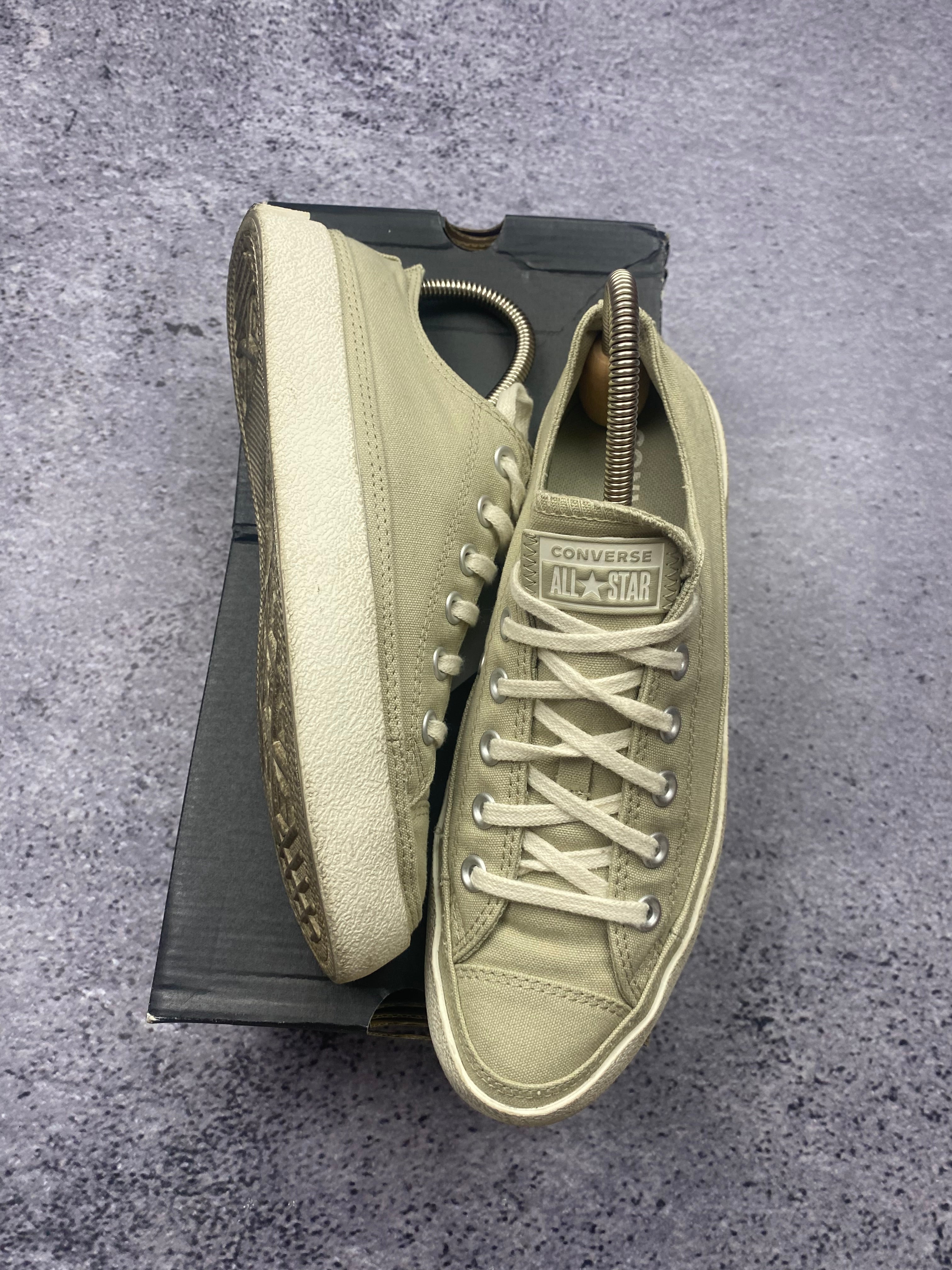 Converse Chuck Taylor All Star Move beige platform sneakers size 40