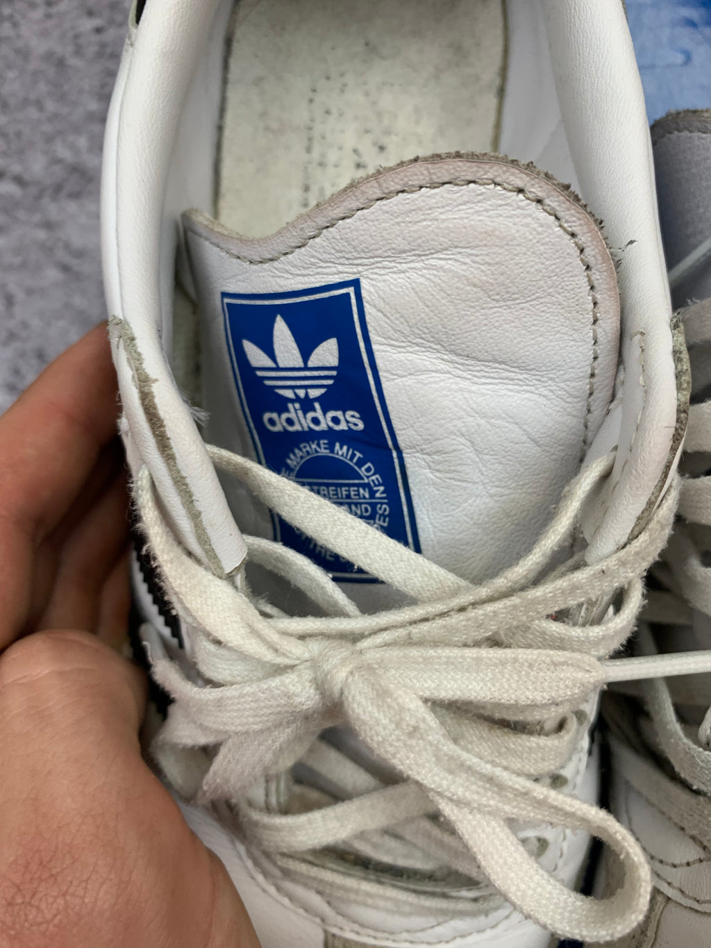 Adidas Samba OG r. 38 biało-czarne skórzane