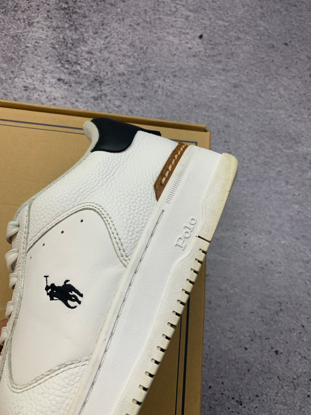 Polo Ralph Lauren Masters CRT-SK-LTL – skórzane sneakersy r. 42