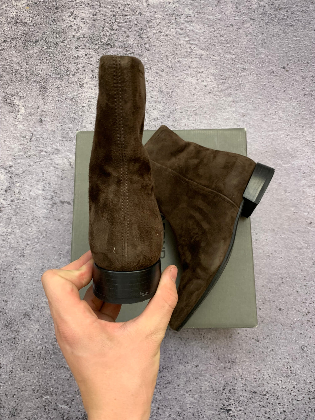 Vagabond Mona Skórzane Zamszowe Botki Coffee r. 38 Nowe + Box