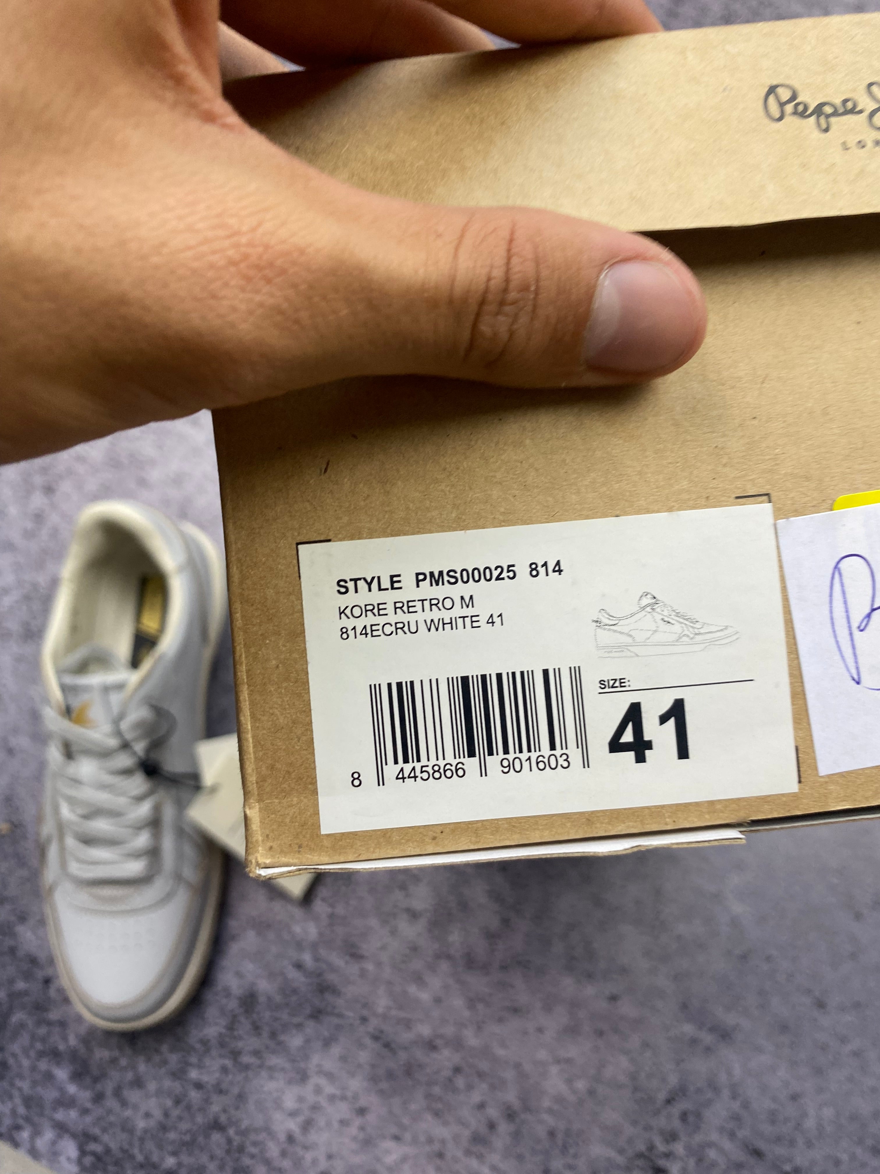 Pepe Jeans Kenton Classic Leather – leather sneakers size 41