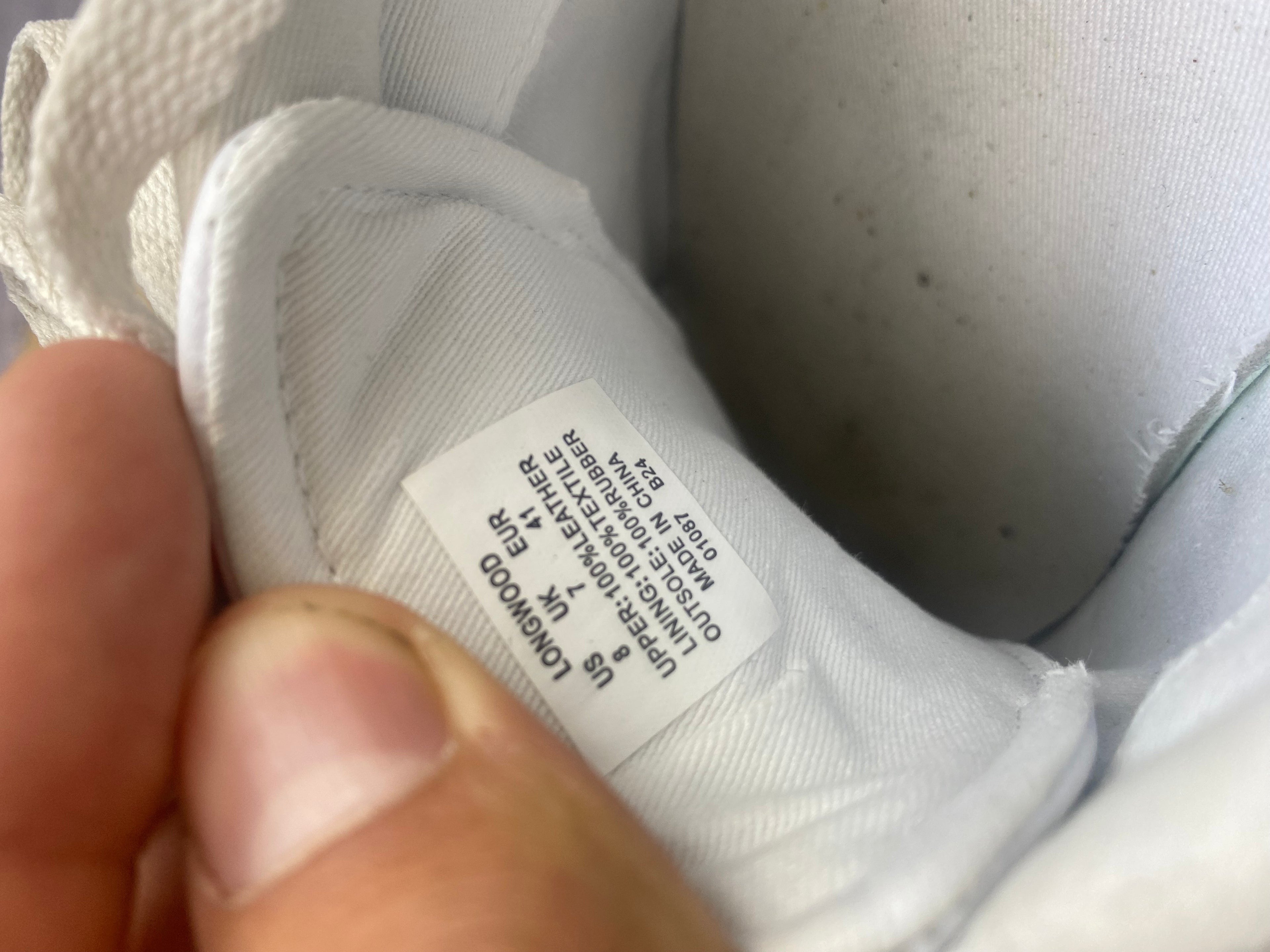 Polo Ralph Lauren Sayer Leather White Premium Leather Sneakers 41