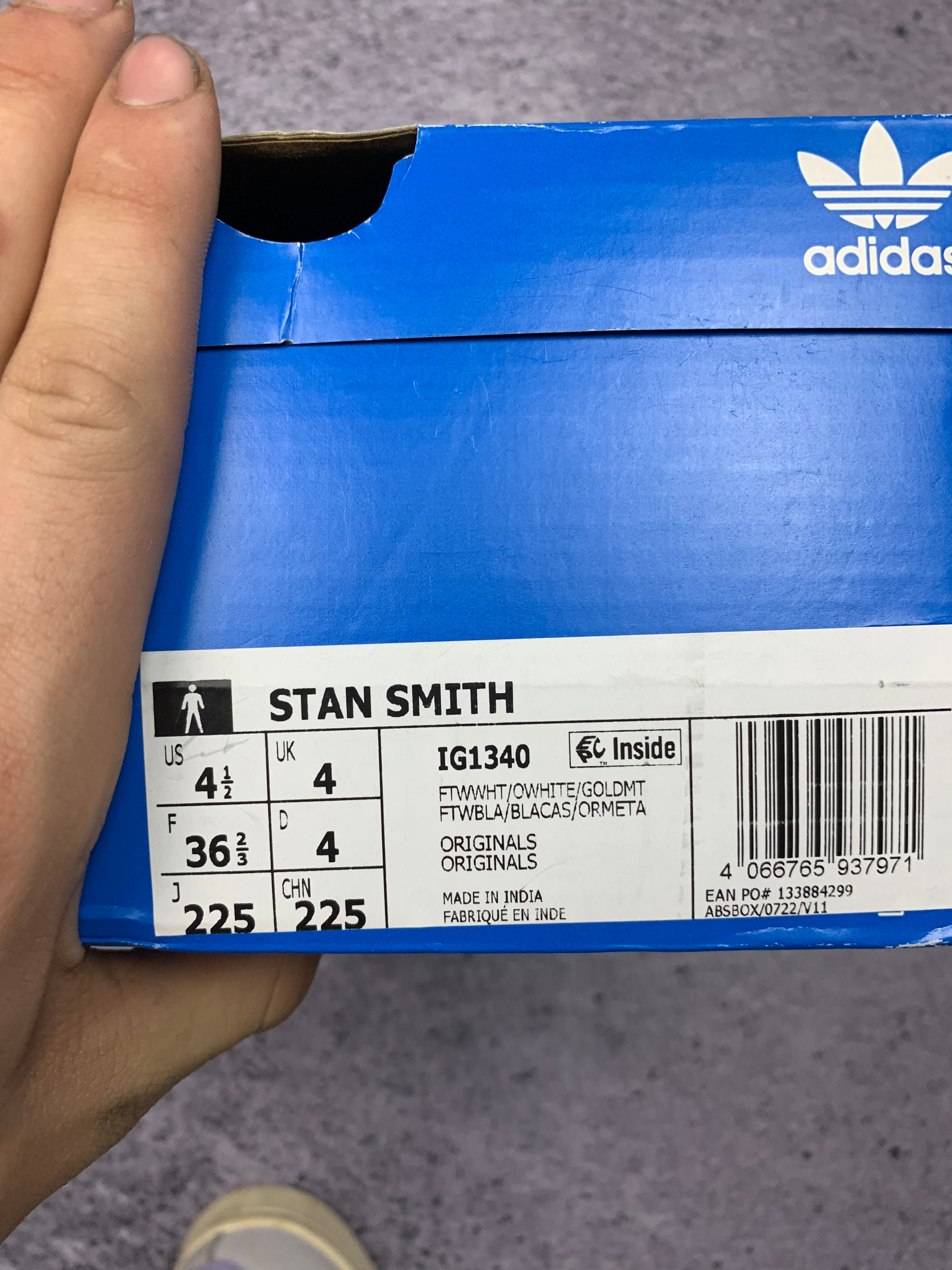 Adidas Stan Smith r. 36 2/3 sneakersy damskie z boxem