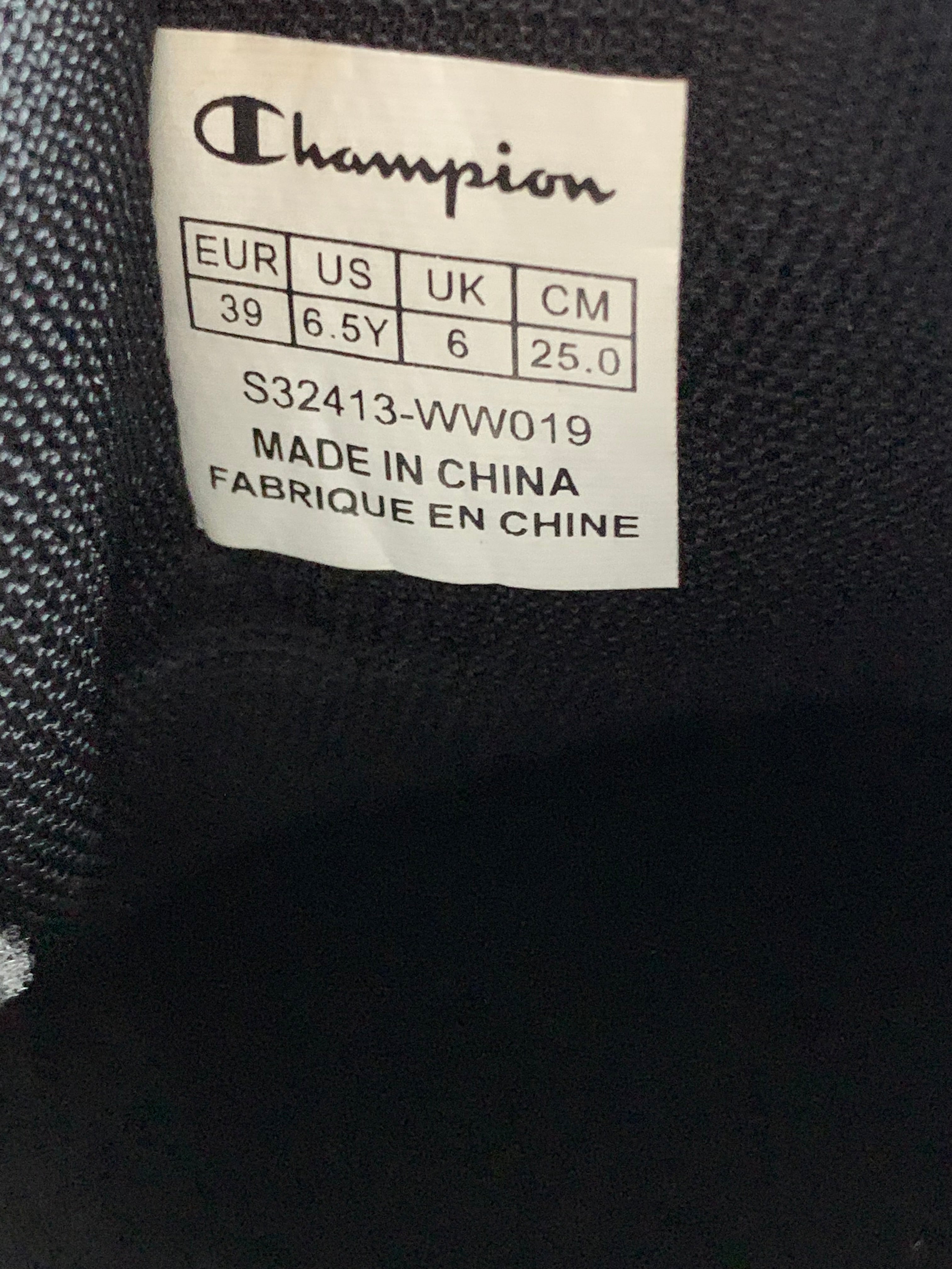 Champion RD18 2.0 Mid B GS Czarno-Białe Sneakersy r. 39 BDB + Box